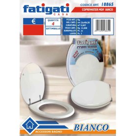 SEDILE WC SINGOLO BIANCO