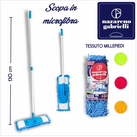 SCOPA ALLUNG M/FIBRA MILLEPIEDI CM130 NG