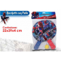 SET RACCHETTE C/PALLA SPIDERMAN