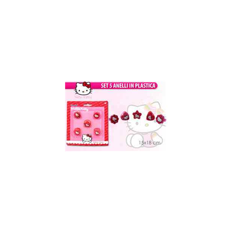 SET 5 ANELLI HELLO KITTY