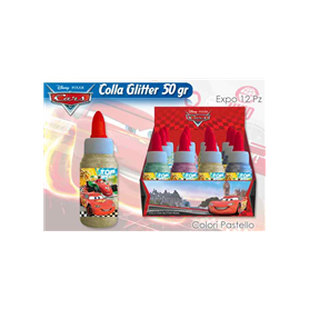 COLLA GLITTER PASTELLO CARS 50GR