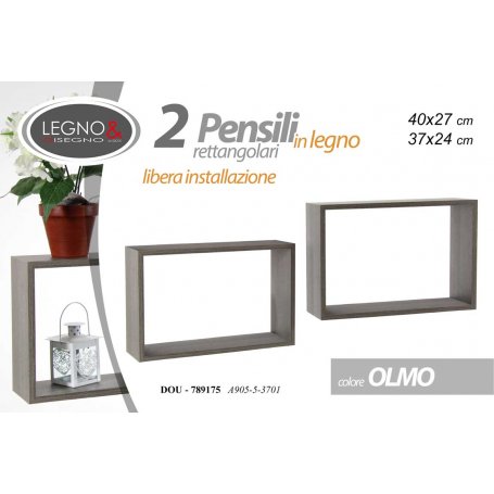 PENSILI RETTANG.COLOR OLMO 2PZ 40/37