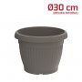 VASO GAIA D.30CM GRIGIO