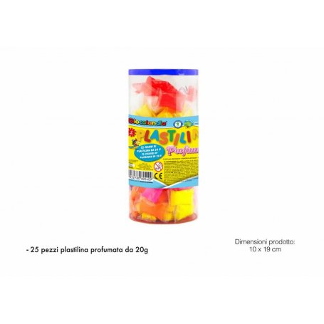 PLASTILINA 25PZ 500GR PROFUMATA