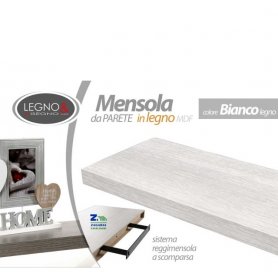 MENSOLA BIANCA 80X25X4