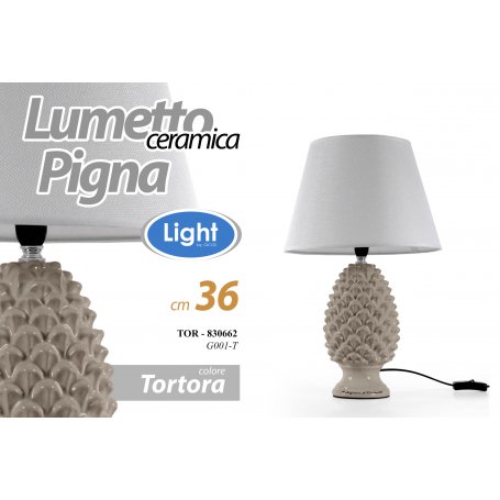 LUMETTO PIGNA BIANCO INVEC.36CM