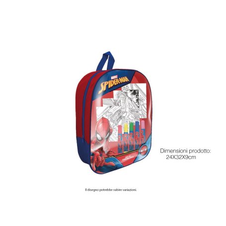 ZAINO TRASP.32CM C/ACCESSORI SPIDERMAN