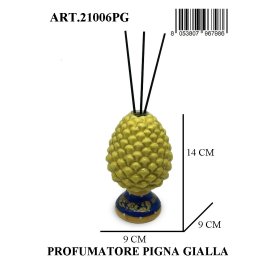 G.DI MARZO PIGNA PROFUMATORE GIALLO 14CM