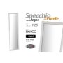 SPECCHIO CAROL BIANCO 35X125X2