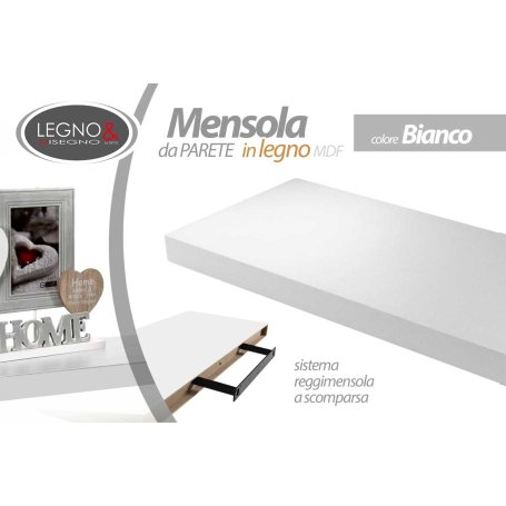 MENSOLA BIANCA 60X25X3.8