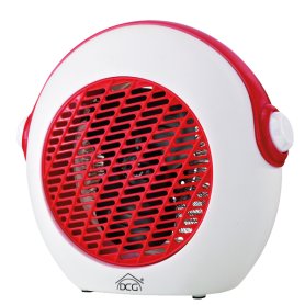 TERMOVENTILATORE TONDO ROSSO-BLU