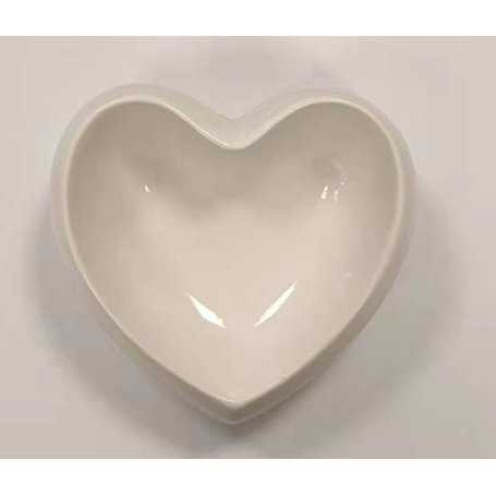 SVUOTATASCHE CUORE BIANCO H6X16X14CM