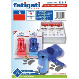 FATIGATI SACCHI ORG. CON DISPENCER 20 PZ