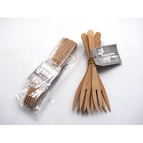 SET 6 FORCHETTINE BAMBOO 16CM