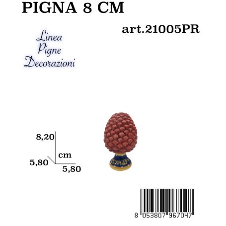 G.DI MARZO PIGNA 8CM ROSSA