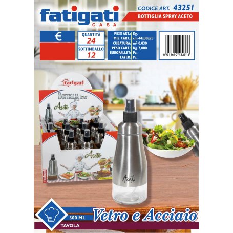 BOTTIGLIA SPRAY ACETO 300ML