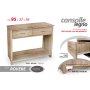 CONSOLLE LEGNO ROVERE 95X37X76