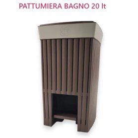 PATTUMIERA DOGA 20LT C/PED.MOKA