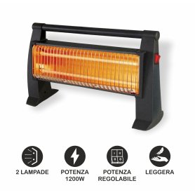 STUFA AL QUARZO 1200W