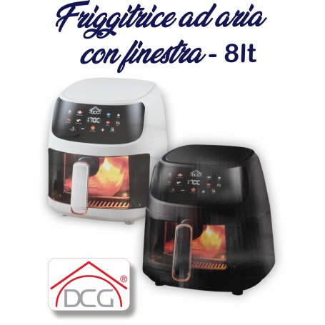 FRIGGITRICE AD ARIA 8LT C/FINESTRA