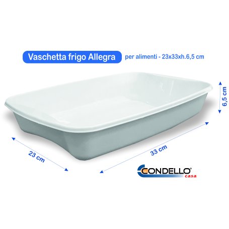 VASCHETTA FRIGO ALIMENTI 33CM