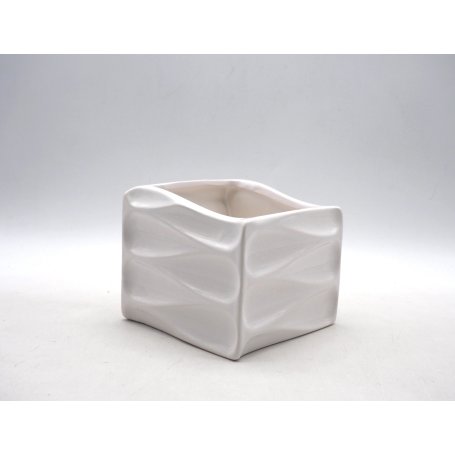 CASPO' BIANCO ONDE H.10X11.5X11.5