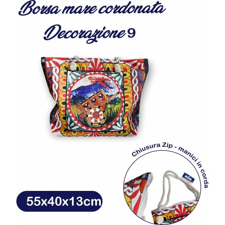 BORSA MARE CORDONATA 55X40X13 DEC.9