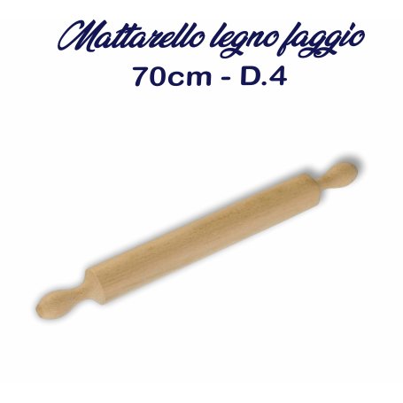 MATTARELLO LEGNO FAGGIO 70CM D.4