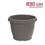 VASO GAIA D.30CM GRIGIO