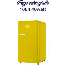 FRIGORIFERO 100LT 40W RETRO' GIALLO