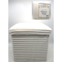 POUF QUADRATO VELLUTO RIGATO 35X35 CREMA