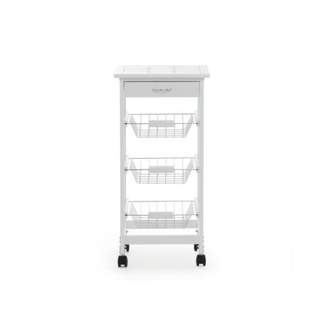 CARRELLO CUCINA 3 CEST.BIANCO CALGARY