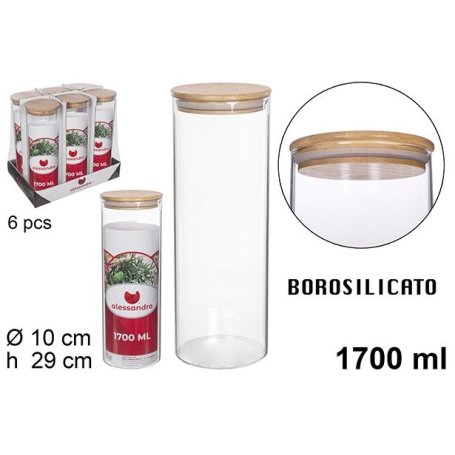 BARATTOLO C/COP.BAMBU' 1700ML