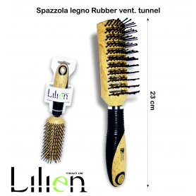 SPAZZOLA LEGNO RUBBER VENT. TUNNEL