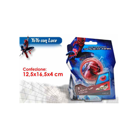 SET YO-YO C/LUCE SPIDERMAN