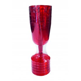 BICCHIERE PL.180ML 6PZ ROSSO