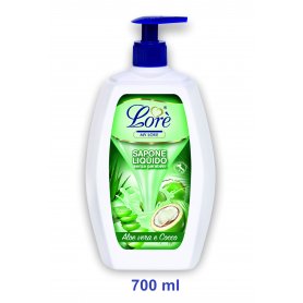 LORE' SAP.LIQ.700ML ALOE&COCCO