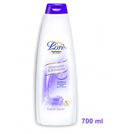 LORE' SH 700ML 2IN1 CAPELLI SECCHI